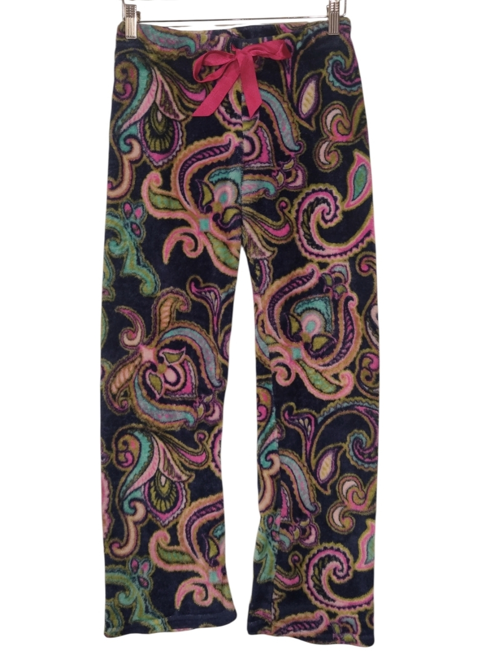Cynthia Rowley Sleepwear Fleece Pajama Lounge Pants In Paisley Size Medium Read*